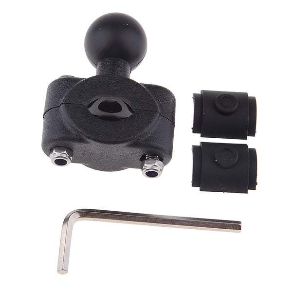 1" Ball (25mm) Adapter Clamp Motorcycle Rear View Mirror Mounts For Phone