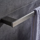 Bathroom Single Square Towel Rail Rack Holder 60 cm / 23.62 inches Hanger
