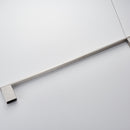 Bathroom Single Square Towel Rail Rack Holder 60 cm / 23.62 inches Hanger