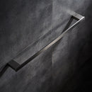 Bathroom Single Square Towel Rail Rack Holder 60 cm / 23.62 inches Hanger