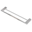 Bathroom Double Square Towel Rail Rack Holder 60 cm / 23.62 inches Hanger
