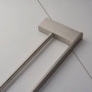 Bathroom Double Square Towel Rail Rack Holder 60 cm / 23.62 inches Hanger