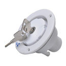Universal White Gravity/City Water Hatch Fill Dish Lock Keys RV Trailer