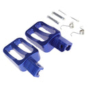 2pcs CNC Racing Footpegs Foot Pegs For Pit Bike XR50 CRF50 XR SDG SSR Blue