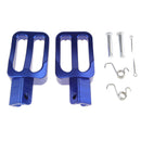 2pcs CNC Racing Footpegs Foot Pegs For Pit Bike XR50 CRF50 XR SDG SSR Blue