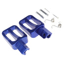 2pcs CNC Racing Footpegs Foot Pegs For Pit Bike XR50 CRF50 XR SDG SSR Blue