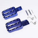 2pcs CNC Racing Footpegs Foot Pegs For Pit Bike XR50 CRF50 XR SDG SSR Blue