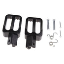 1 Pair CNC Racing Footpegs Foot Rest for Honda XR50, CRF50,SDG,Xtreme Black
