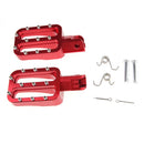 1 Pair CNC Racing Footpegs Foot Rest for Honda XR50, CRF50,SDG,Xtreme Red