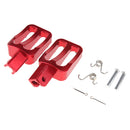 1 Pair CNC Racing Footpegs Foot Rest for Honda XR50, CRF50,SDG,Xtreme Red