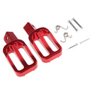 1 Pair CNC Racing Footpegs Foot Rest for Honda XR50, CRF50,SDG,Xtreme Red