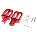 1 Pair CNC Racing Footpegs Foot Rest for Honda XR50, CRF50,SDG,Xtreme Red