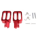 1 Pair CNC Racing Footpegs Foot Rest for Honda XR50, CRF50,SDG,Xtreme Red