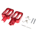 1 Pair CNC Racing Footpegs Foot Rest for Honda XR50, CRF50,SDG,Xtreme Red