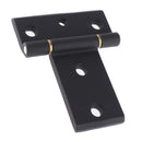 Marine Boat Heavy Duty Strap Tee Hinges Black for Motorhome Doors Tool Box