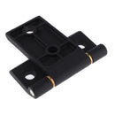 Marine Boat Heavy Duty Strap Tee Hinges Black for Motorhome Doors Tool Box