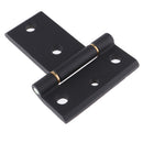 Marine Boat Heavy Duty Strap Tee Hinges Black for Motorhome Doors Tool Box