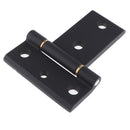 Marine Boat Heavy Duty Strap Tee Hinges Black for Motorhome Doors Tool Box