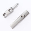 Heavy Duty Weldable Steel Gate Hinge 95mm Weld-On Barrel Ball Bearing Silver