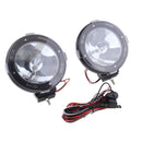 2pcs 7'' 100W Driving Lights HID Xenon 12V Trucks SUV Spot Work Light Black