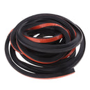 5Meters Rubber Anti-Dust Seal Strip Weatherstrip for Car Front Windscreen /Door