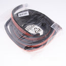 D Shape Car Window Door Rubber Weatherstrip Adhesive Seal Strip - 5 meter