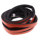 D Shape Car Window Door Rubber Weatherstrip Adhesive Seal Strip - 5 meter