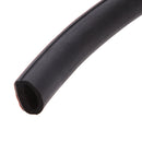 D Shape Car Window Door Rubber Weatherstrip Adhesive Seal Strip - 5 meter