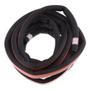 D Shape Car Window Door Rubber Weatherstrip Adhesive Seal Strip - 5 meter