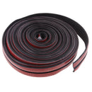 5 Meter Rubber Seal Strip for Car Front Windscreen Door Anti-Dust Black