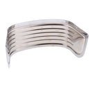 Ribbed Front Fender Trim Skirt Flame For Harley Touring Softail Tri Glide