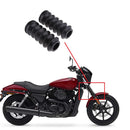 Black Front Fork Suspension Shock Cover Dust Shield For Harley XG500/750