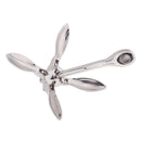 Heavy Duty Folding Grapnel Anchors, 3.3 lb / 1.5 kg ,Stainless Steel Anchor
