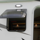 Silver Oval Dome Ceiling Light Roof LED 12V Interior Camper RV Boat Trailer
