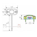 Stainless Steel Mini LED Deck & Step Light with Wire for Outdoor Home Garden