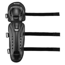 Black Heavy Duty Protection Knee Shin Pads Armour Guard Motorcycle Ski Gear
