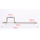 Stainless Steel Motorcycle Universal Side Axle Mount License Plate Bracket