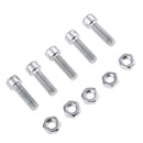 Motorcycle M6 Stainless Steel Socket Cap Screws&Nut,Allen Key Bolts Hex Head