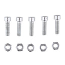 Motorcycle M6 Stainless Steel Socket Cap Screws&Nut,Allen Key Bolts Hex Head
