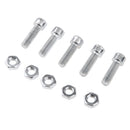 Motorcycle M6 Stainless Steel Socket Cap Screws&Nut,Allen Key Bolts Hex Head