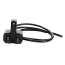 Waterproof Dual 7/8'' Motorcycle Handlebar Headlight ON/OFF Switch Indicator