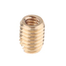 M5 x 13mm Slotted Self Tapping Threaded Inserts for Plastic,Wood and Alloy