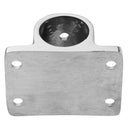 Marine Boat Stainless Steel Rectangle Base Hand Rail Fitting 25mm/1" Pipe