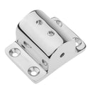 Marine Boat Stainless Steel Rectangle Base Hand Rail Fitting 25mm/1" Pipe