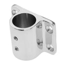 Marine Boat Stainless Steel Rectangle Base Hand Rail Fitting 25mm/1" Pipe