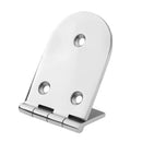 Short Round Side Marine 316 Stainless Steel Boat Door Hatch Hinge 127 X 65mm