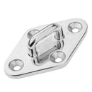 Pad Eyes - Marine Rigging 316 Stainless Steel Diamond Plate 90mm