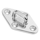 Pad Eyes - Marine Rigging 316 Stainless Steel Diamond Plate 90mm
