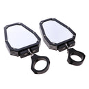 Motorcycle 1.75'' Convex Roll Cage Side Mirrors for UTV SXS Polairs RZR 1000