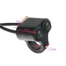 Motorcycle 7/8'' Handlebar Headlight Spot Light Dual On-Off-On Switch Waterproof